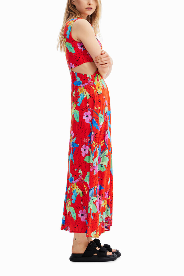 Vestido largo cut-outs | Desigual