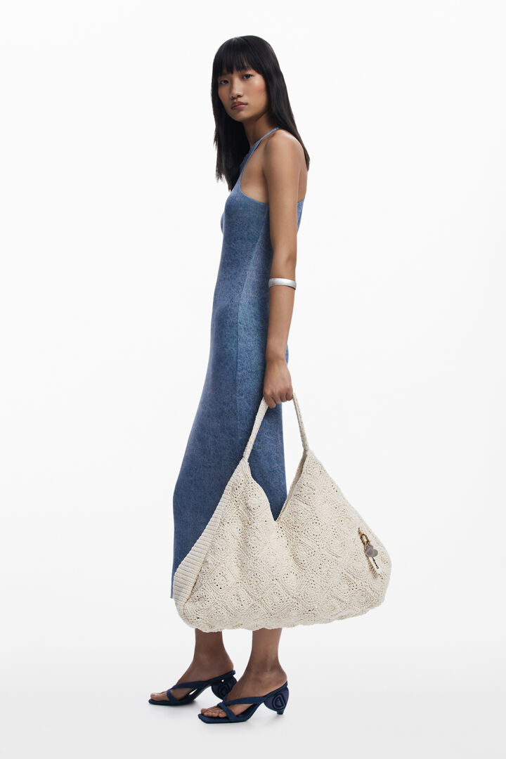 Maxi sac en crochet | Desigual