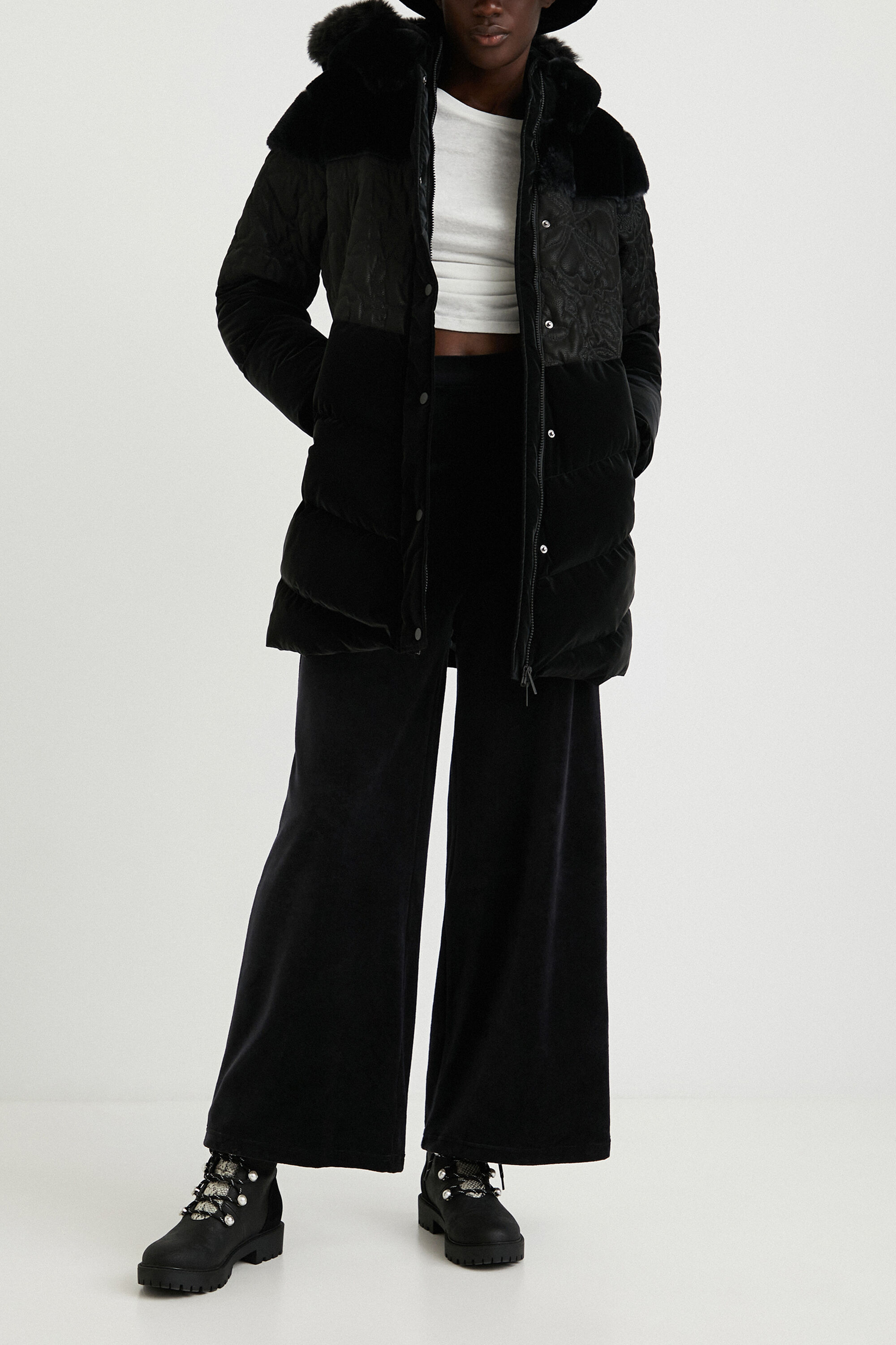 Doudoune longue Desigual