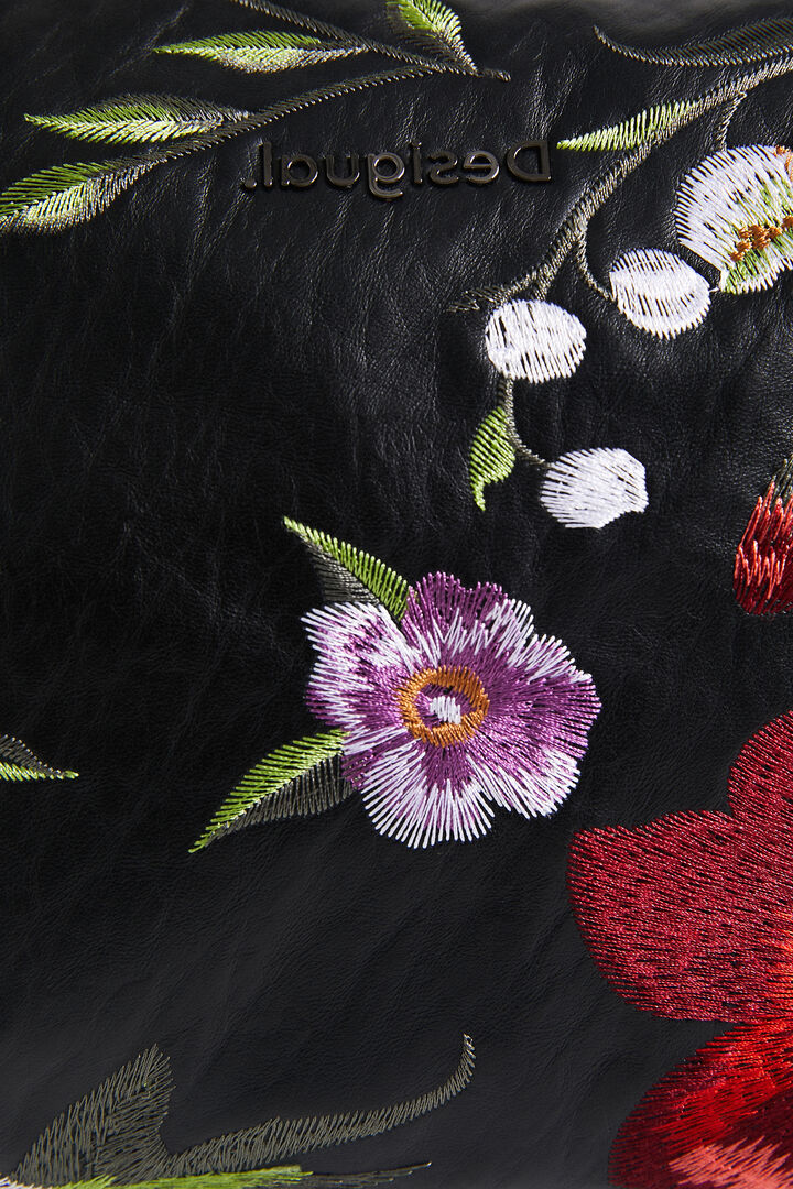 Sac à main en simili cuir brodé | Desigual