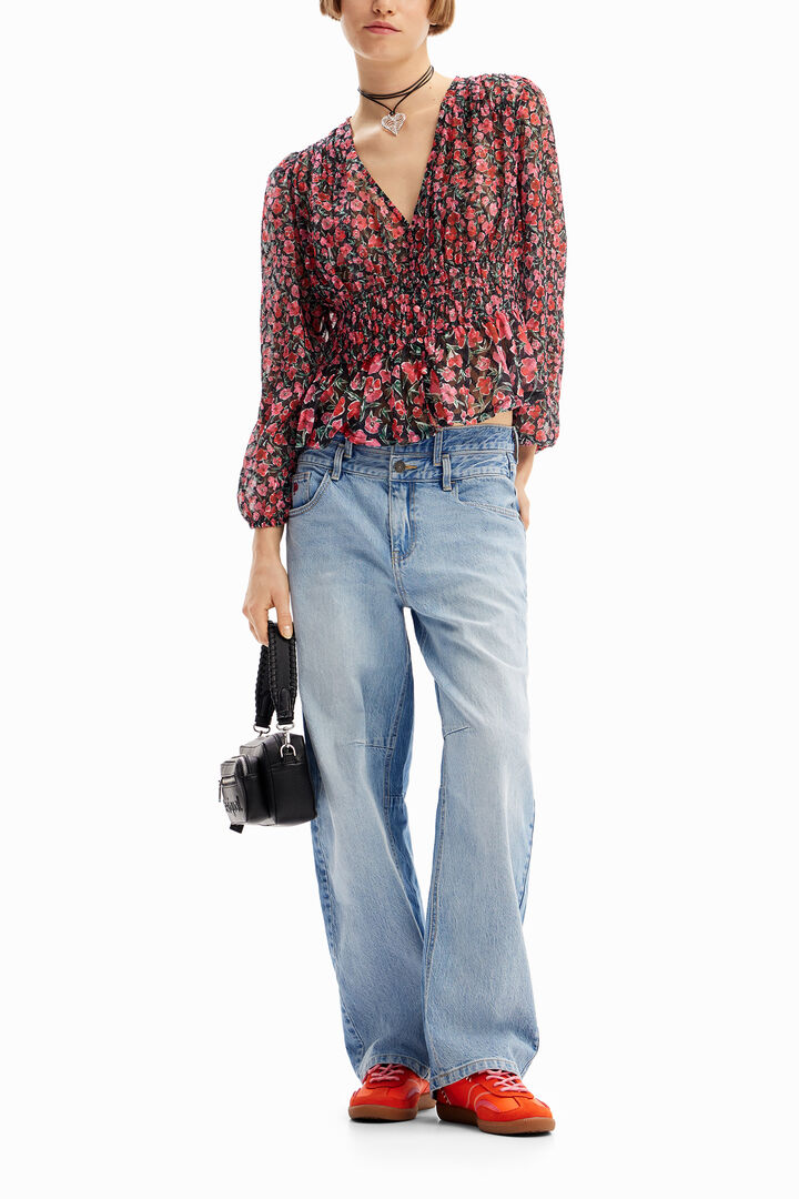Blusa plumeti flores | Desigual
