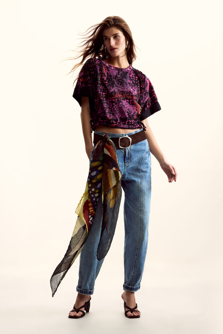 Ethnic T-shirt designed by Mr. Christian Lacroix | Desigual