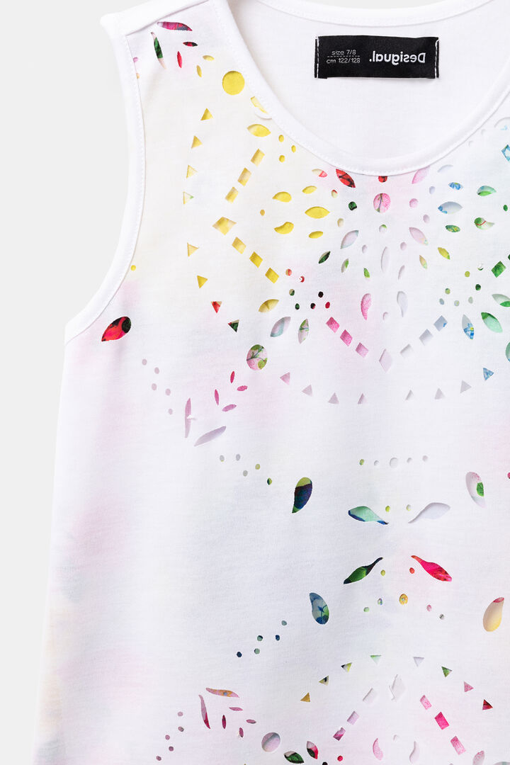 T-shirt double layer die cut | Desigual