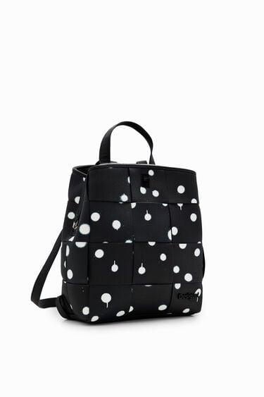 S woven droplets backpack | Desigual