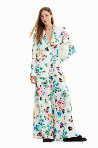 Blazer flors textura | Desigual