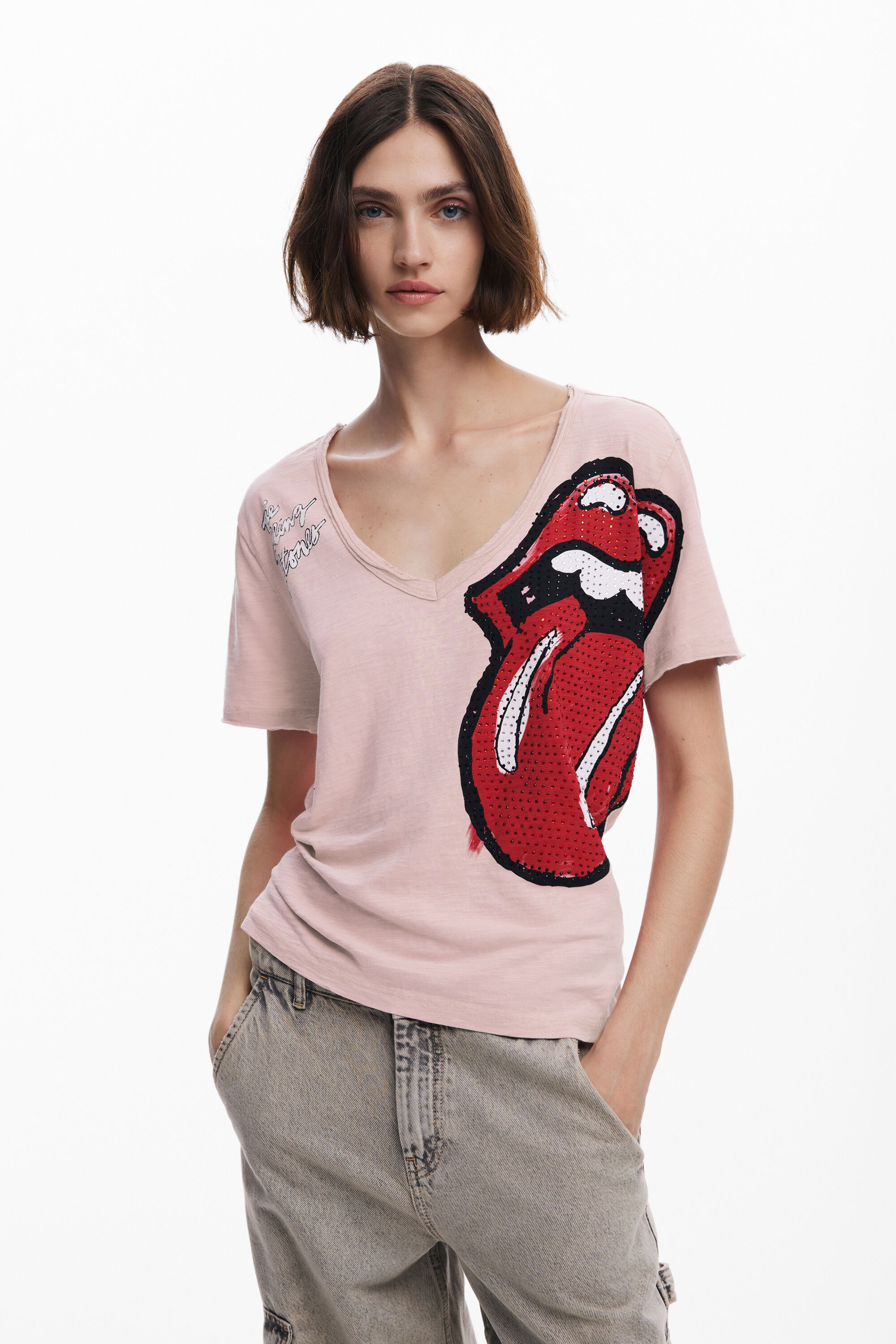 T shirt stras The Rolling Stones