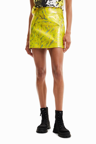 Arty slim mini skirt | Desigual