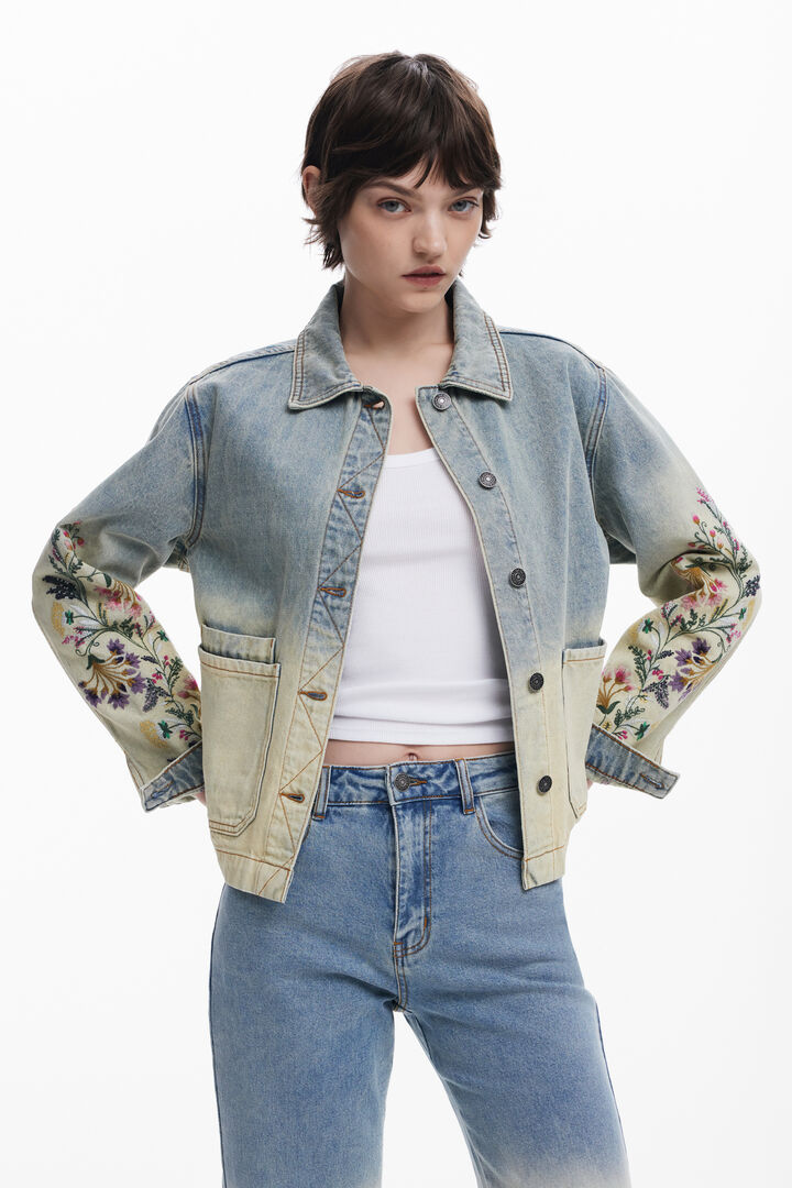 Floral Culotte Jeans | Desigual