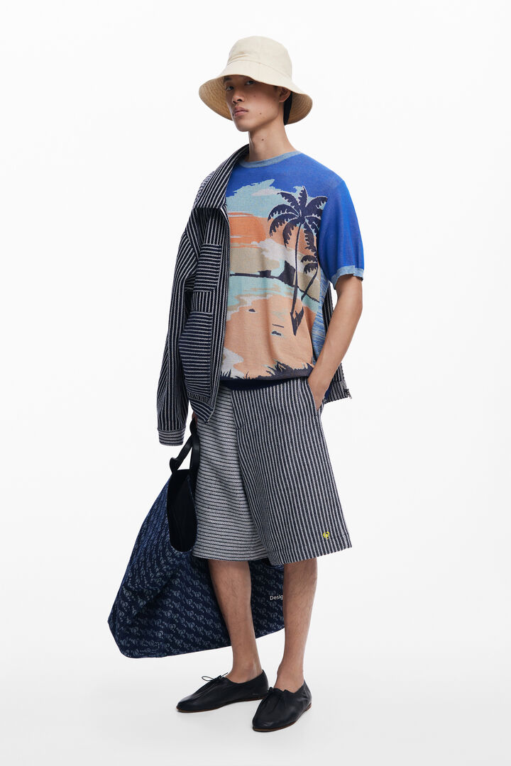 Beach knit T-shirt | Desigual