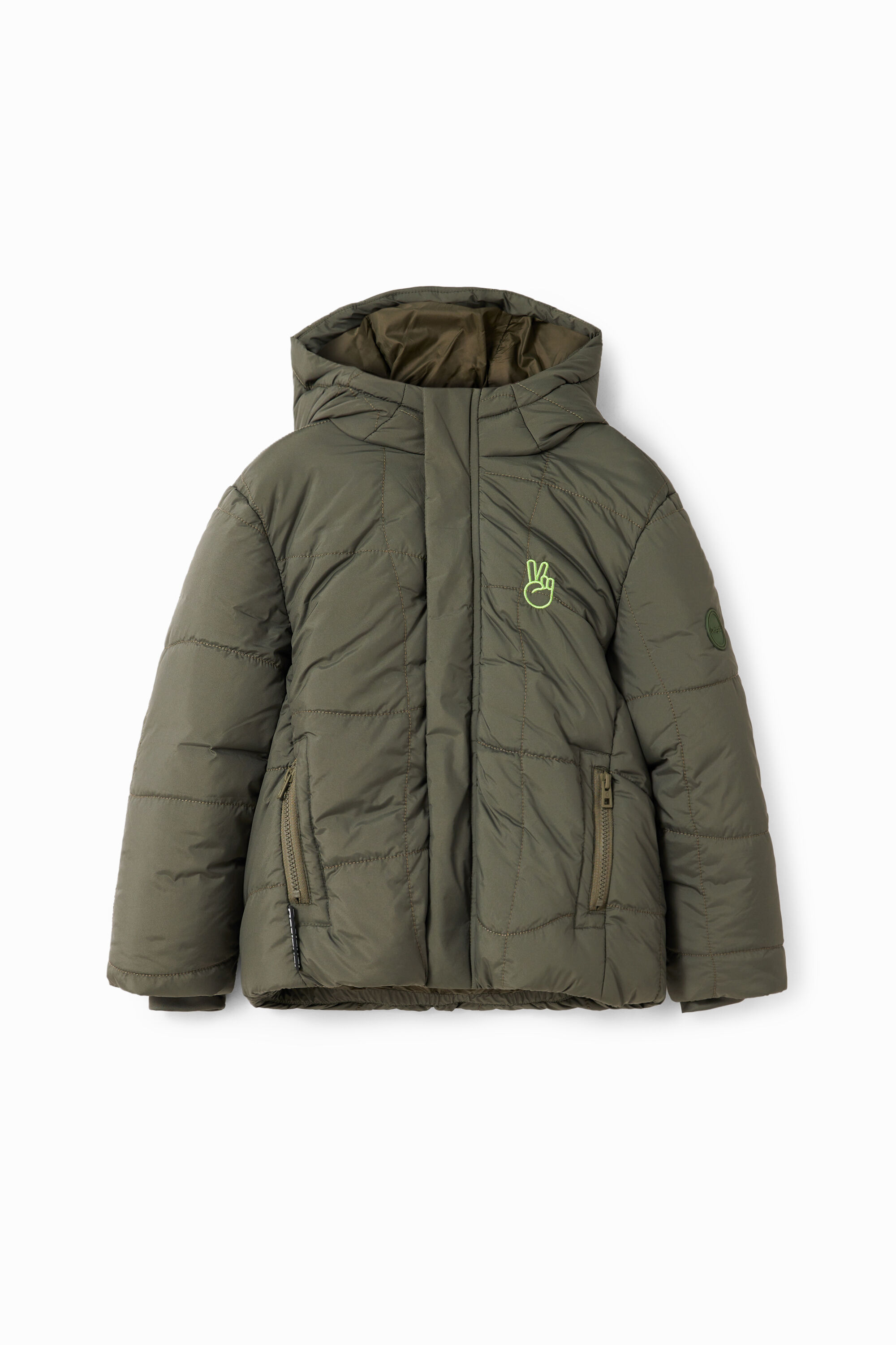 Padded hooded jacket