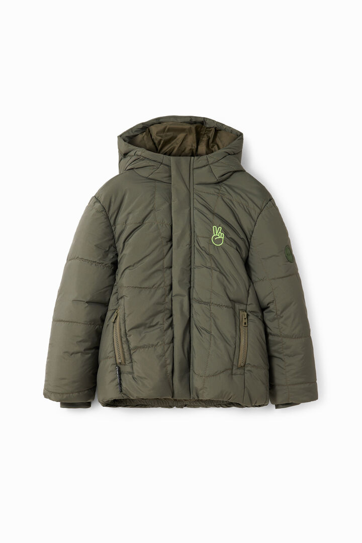 Padded hooded jacket