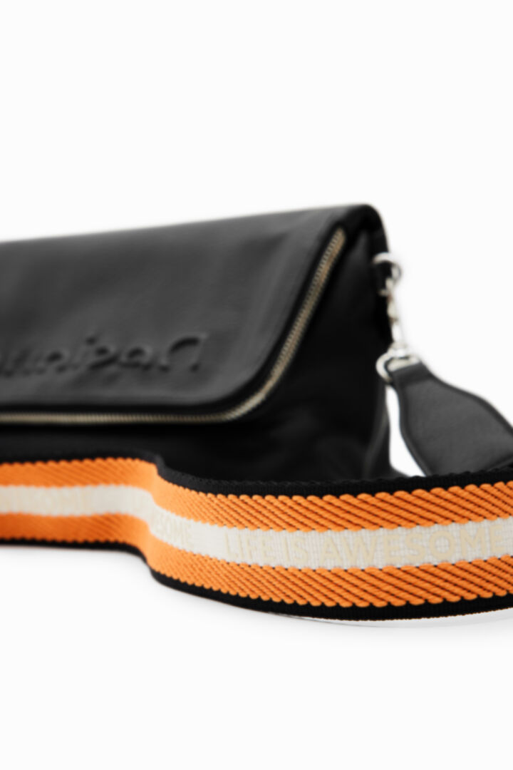 Half-logo crossbody bag | Desigual