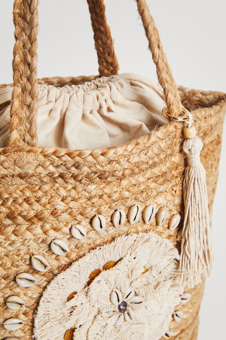 Bolso yute caracolas | Desigual