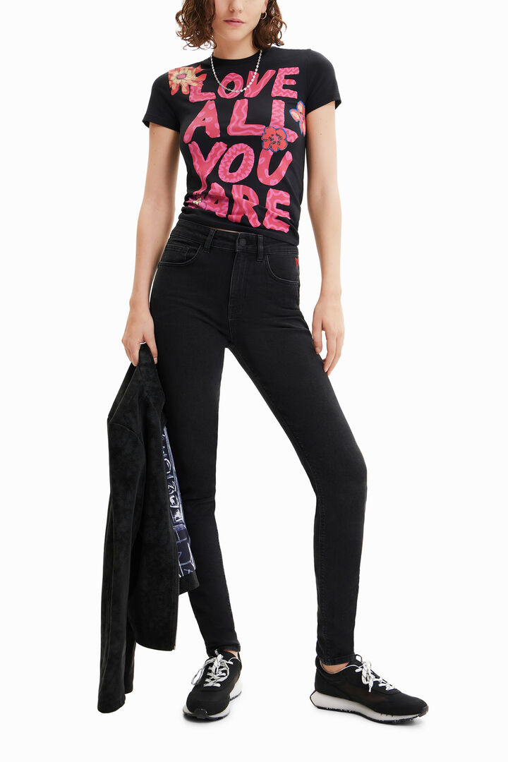 Push-up skinny farmernadrág | Desigual