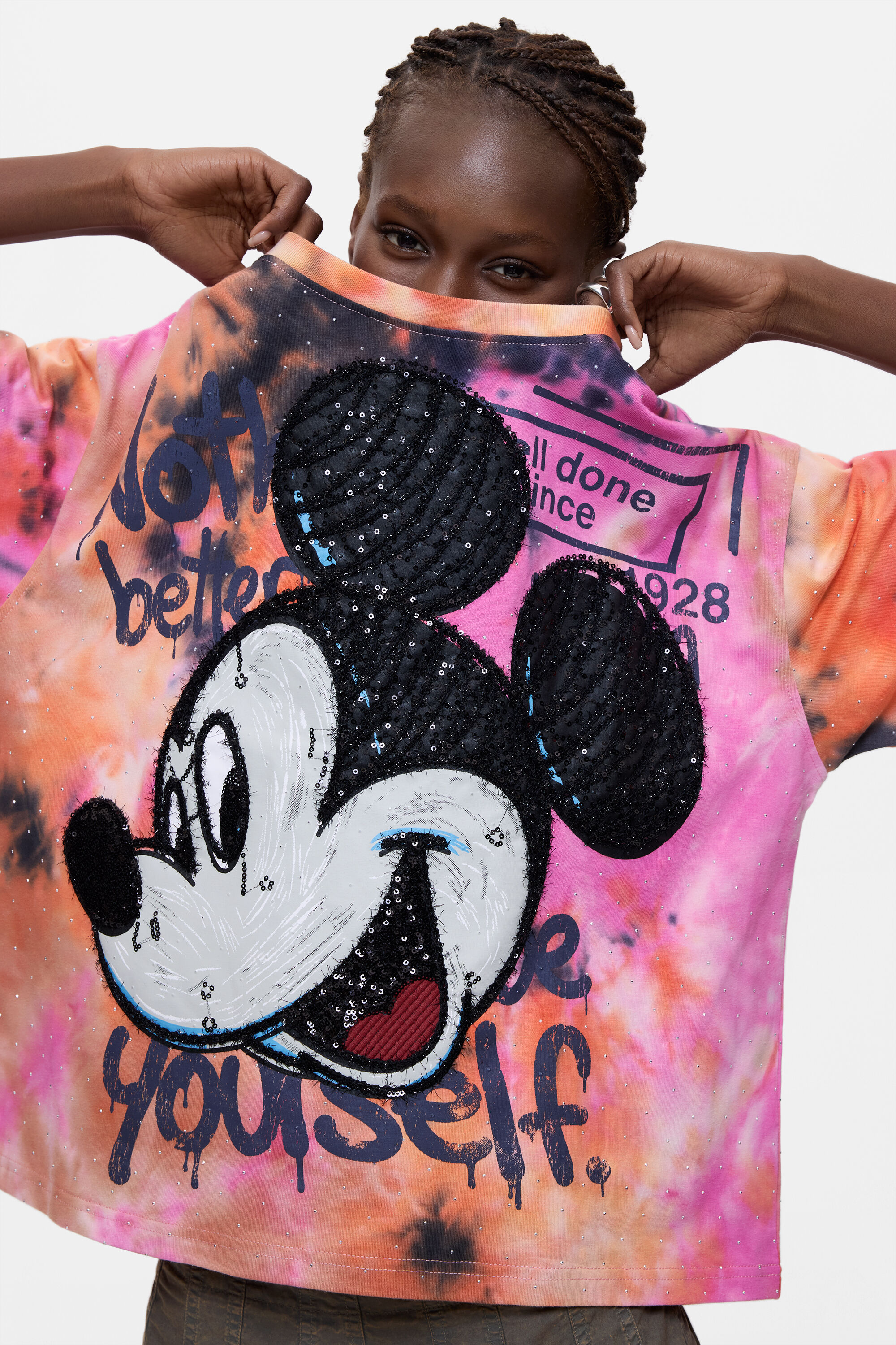 花柄プリントTシャツ バラ 女性用 I Desigual.com