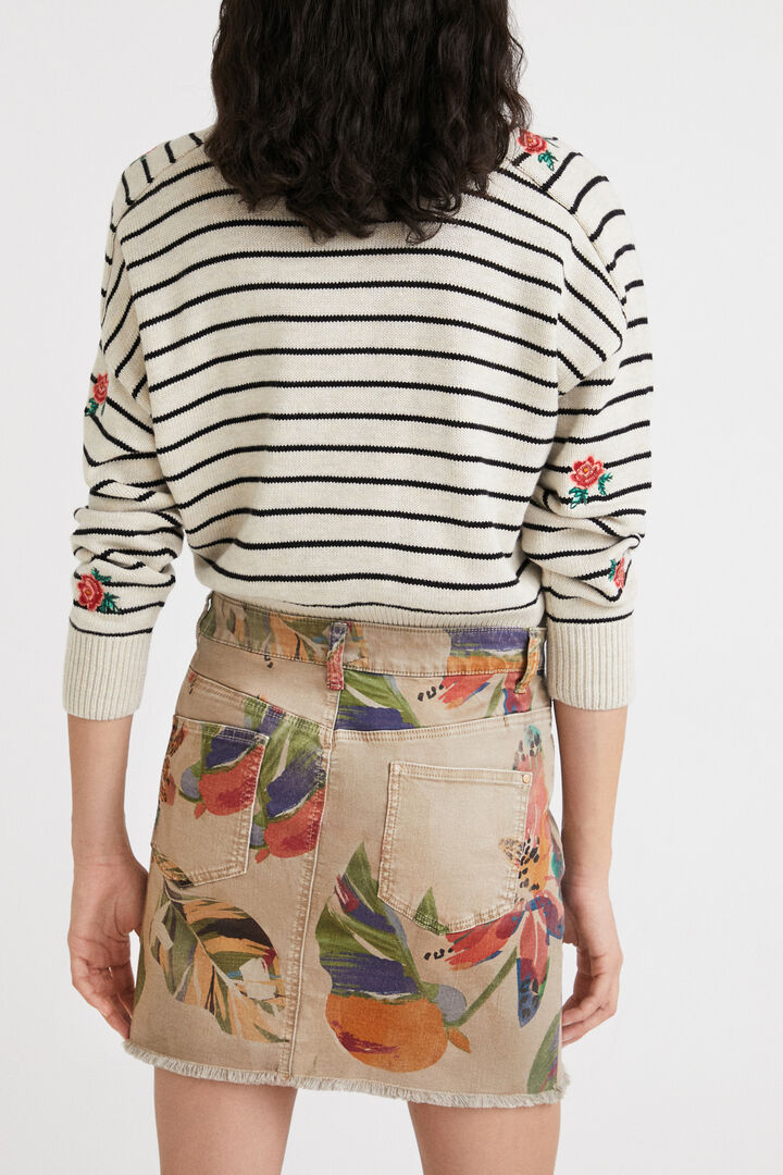 Floral camouflage miniskirt | Desigual