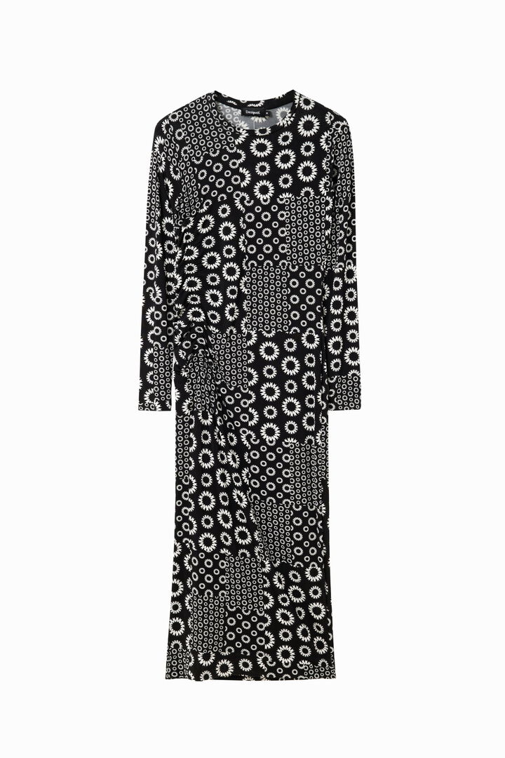 Vestit midi slim patch | Desigual