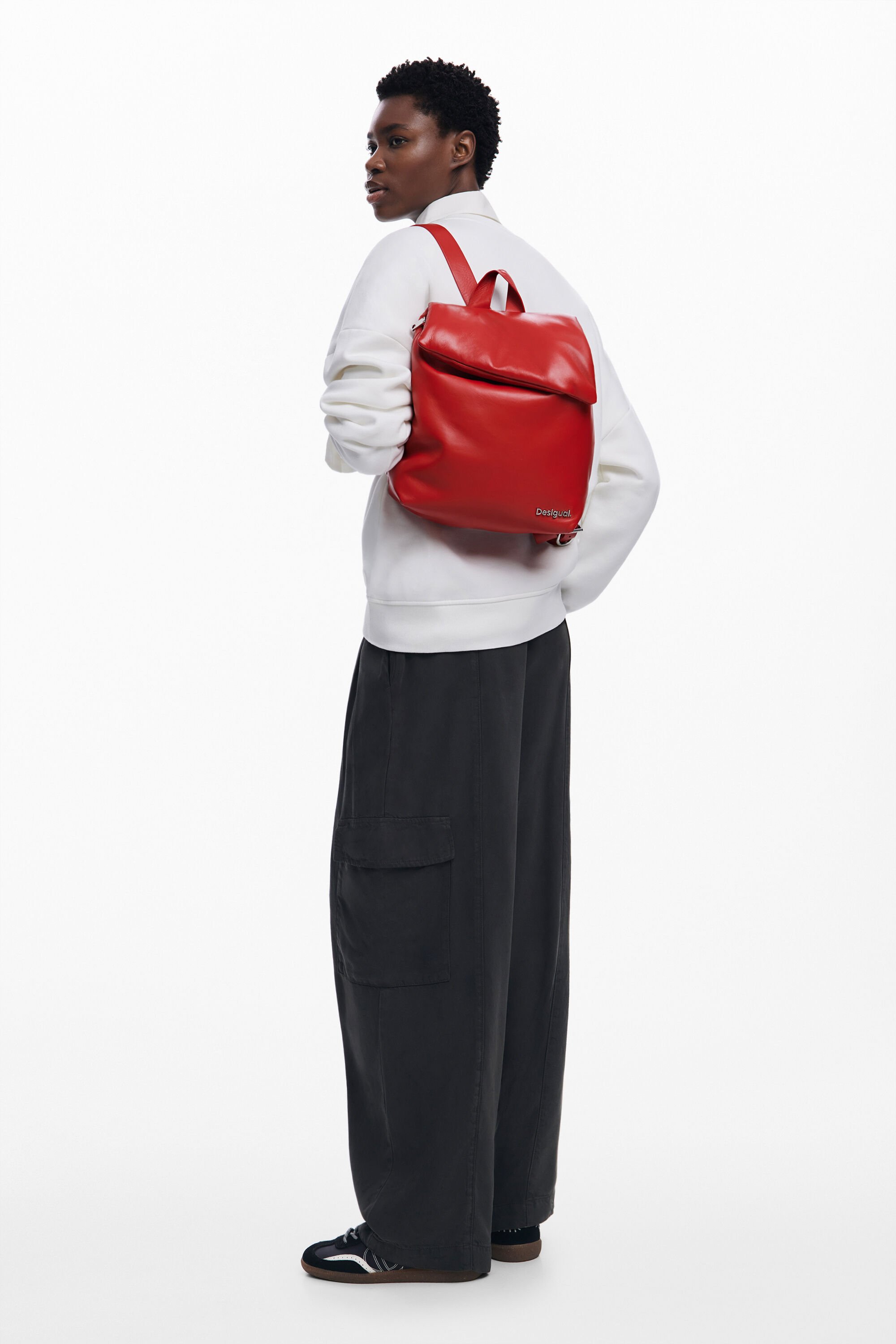 Shop Desigual Backpack In Red