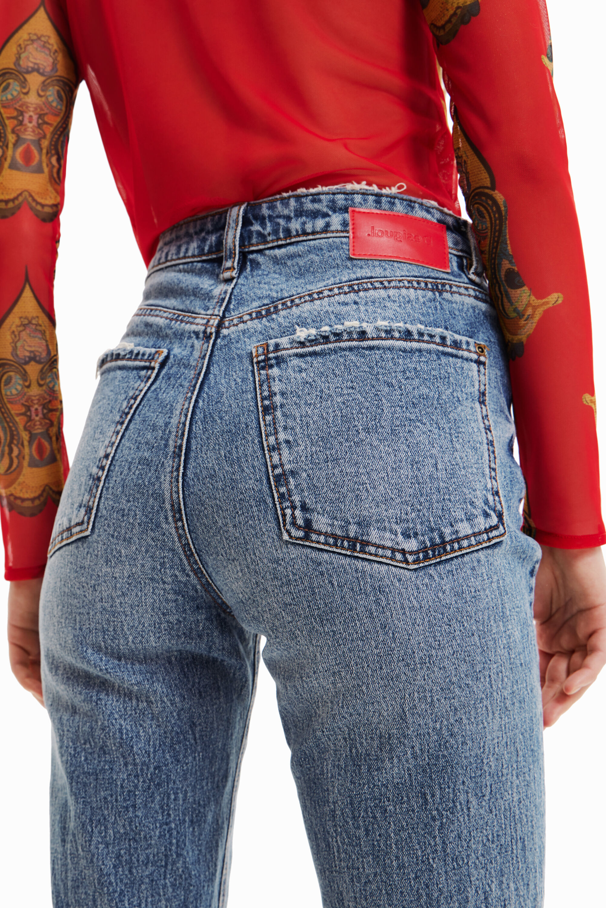 Boyfriend ankle grazer jeans clearance