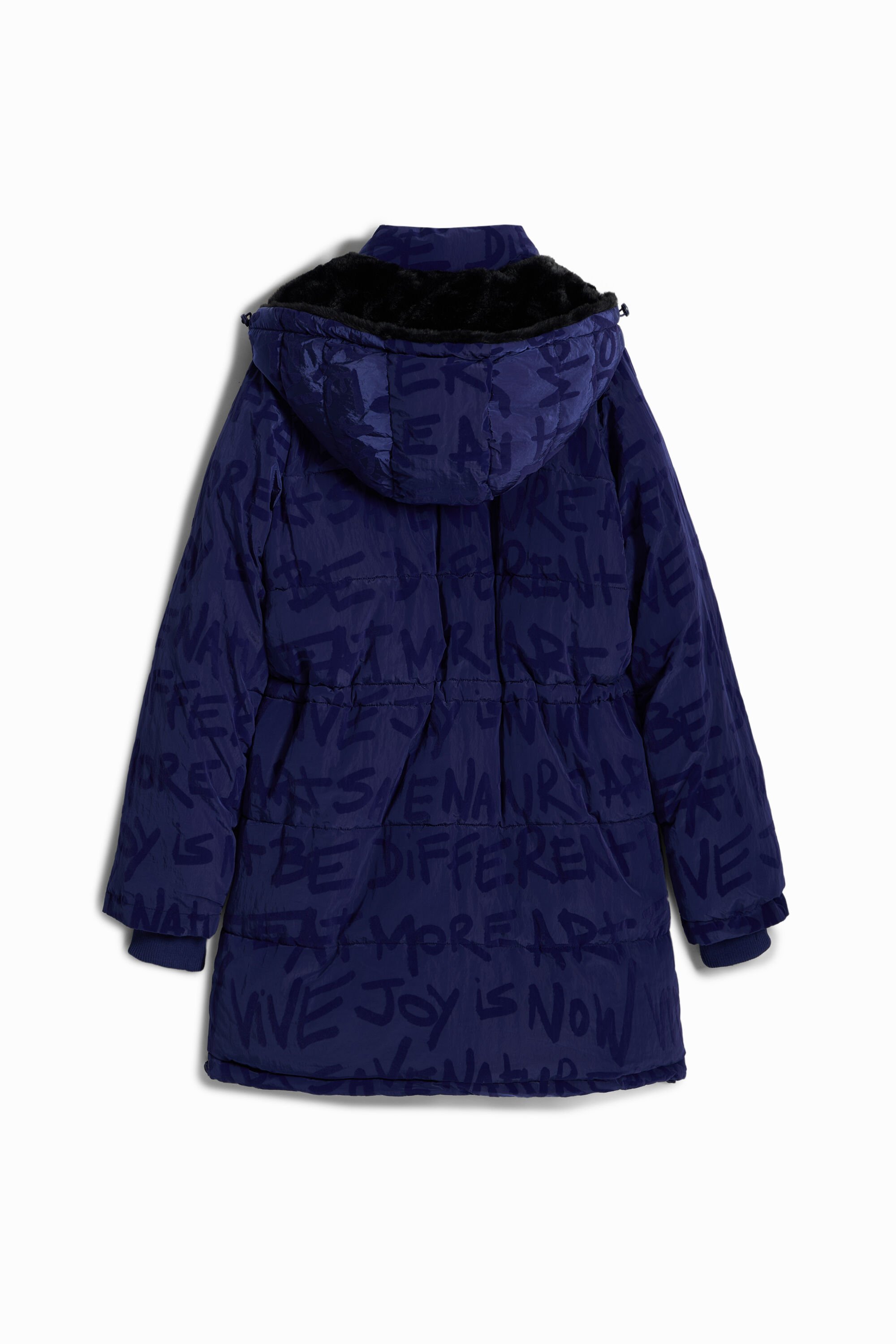 Abrigo azul desigual discount