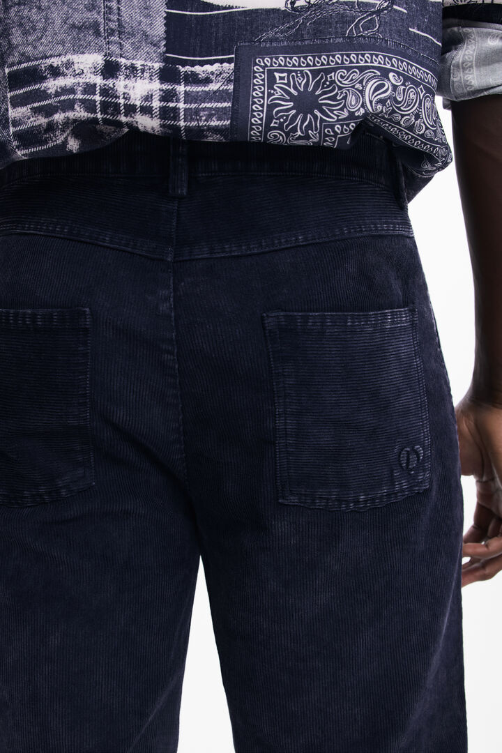 Gewassen lange corduroy broek | Desigual