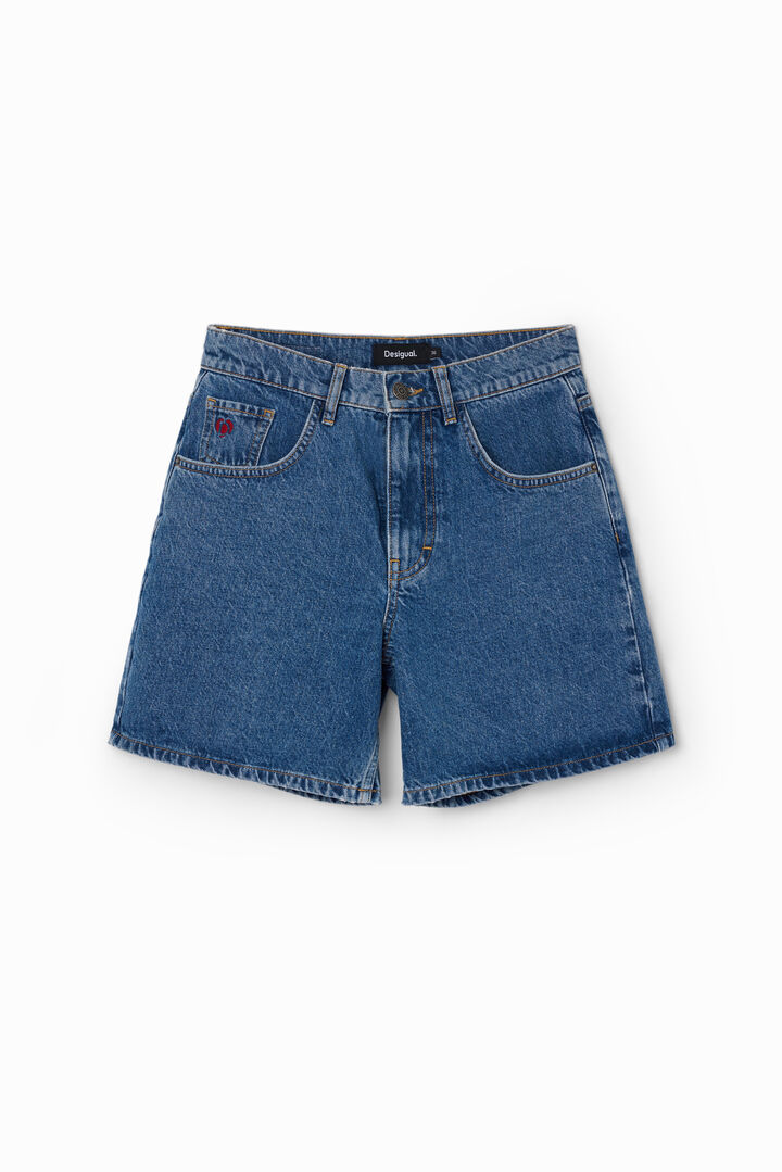 Plain denim shorts | Desigual