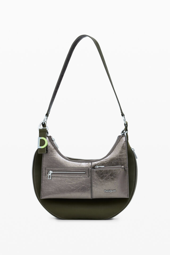 Medium metallic convertible bag