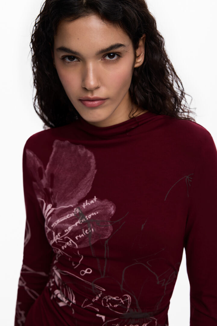 LONG-SLEEVE KNIT DRESS | Desigual