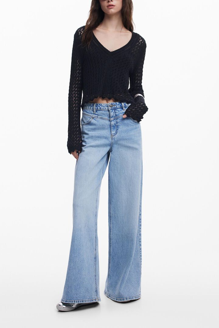Jersey cropped calados | Desigual