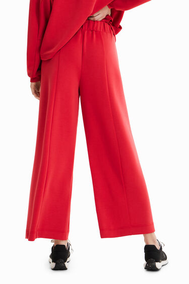 Soft-touch wide-leg trousers | Desigual