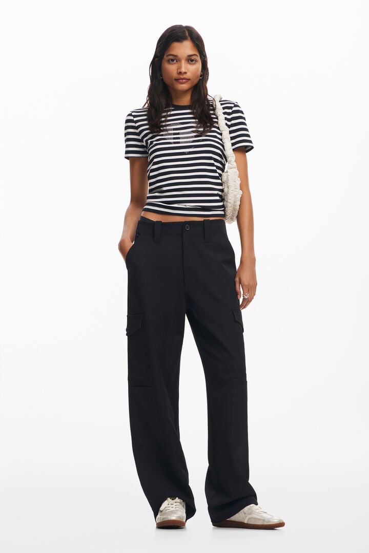 Striped heart T-shirt | Desigual
