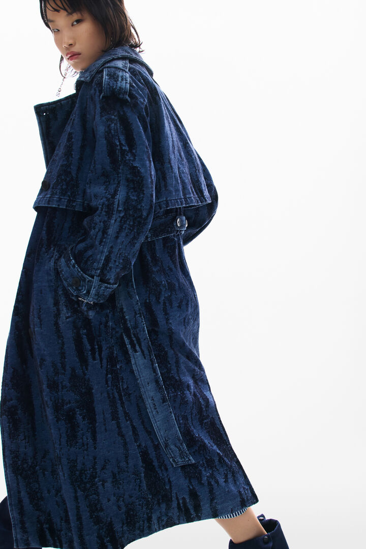 Trench en denim dégradé | Desigual