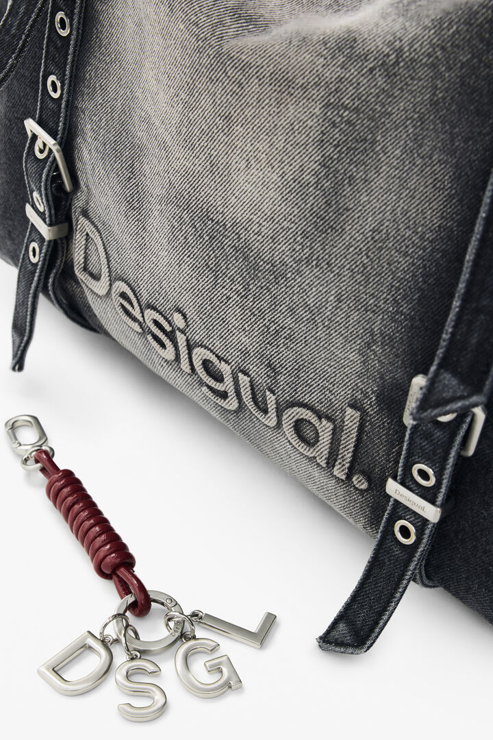 Large denim bag