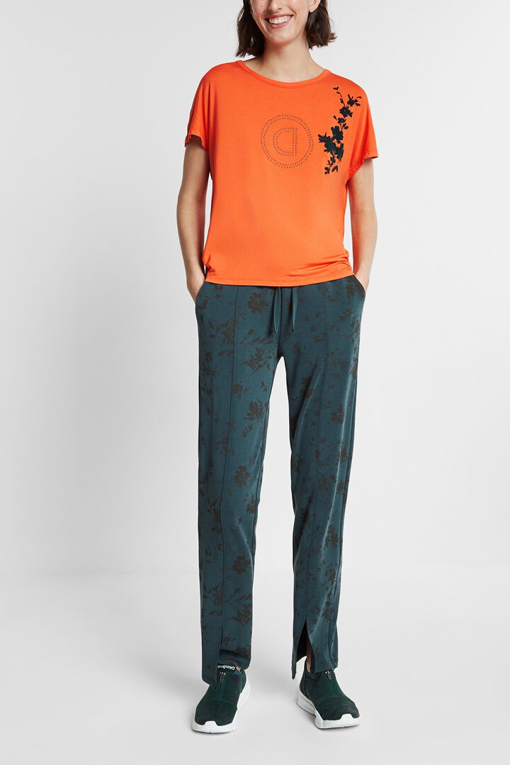 T-shirt with pleated back | Desigual