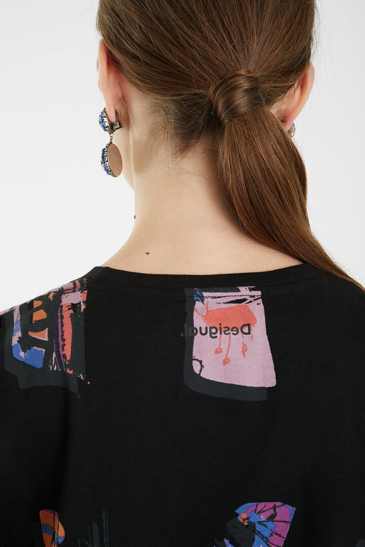 T-shirt folgada 100% algodão | Desigual