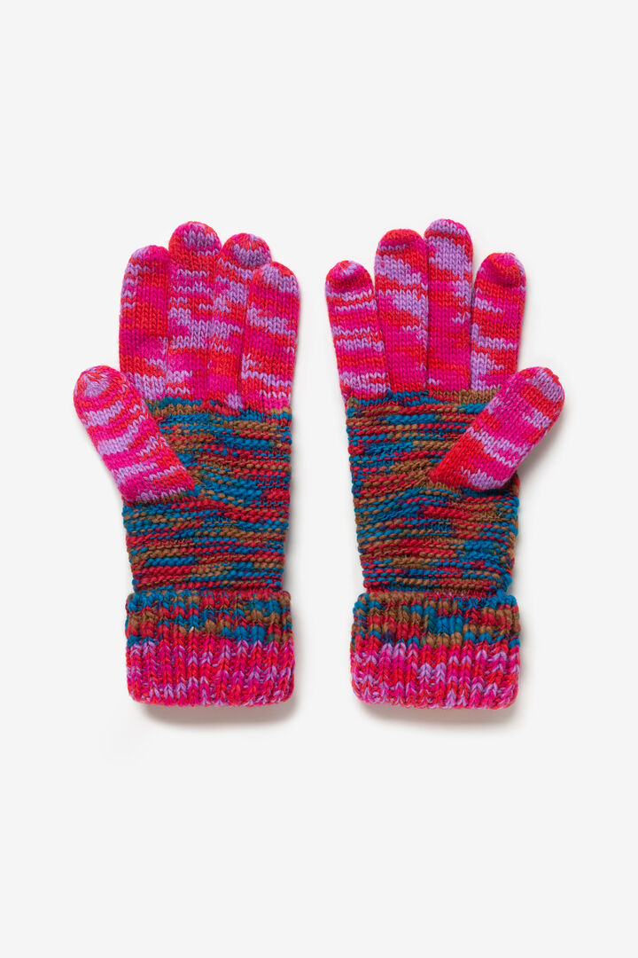 Gants en maille revers multicolore | Desigual