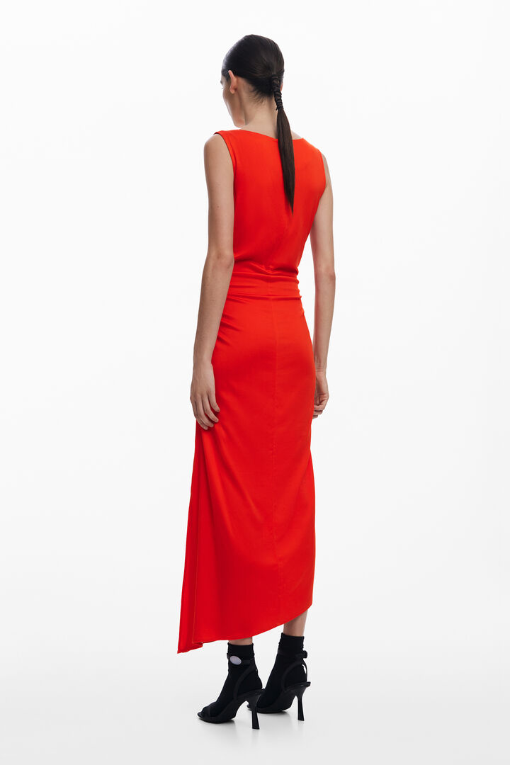 Orchid asymmetrical dress | Desigual