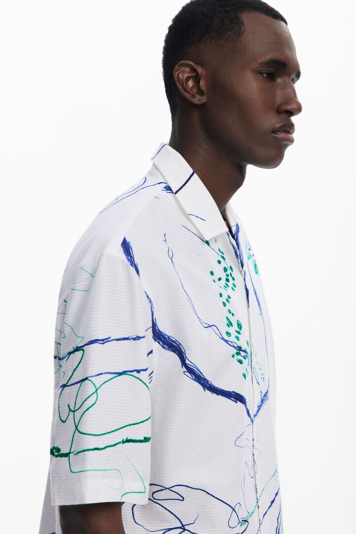Arty short-sleeve shirt | Desigual