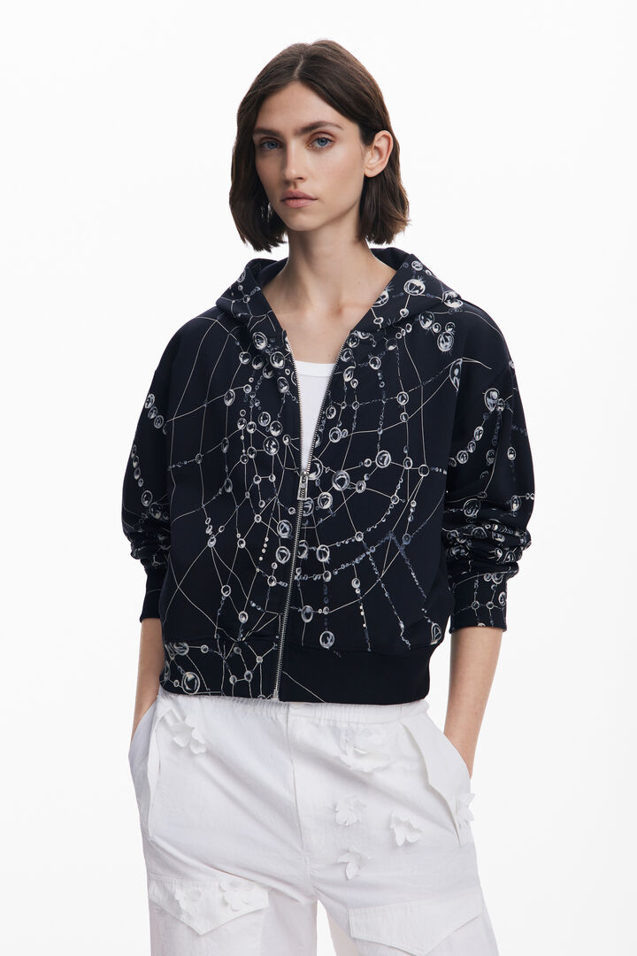 Tyler McGillivary cropped sweatshirt | Desigual