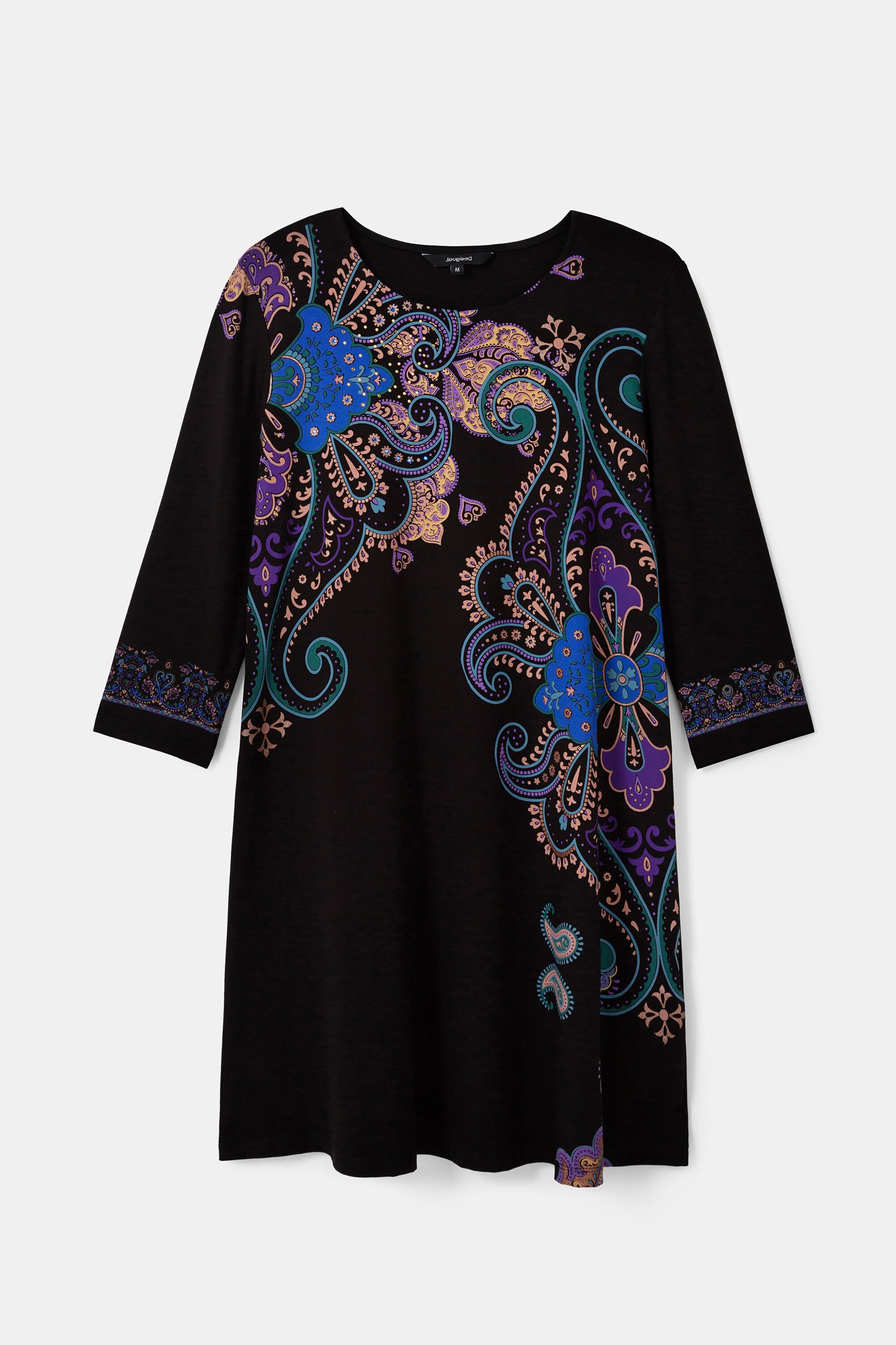 Paisley T-shirt dress