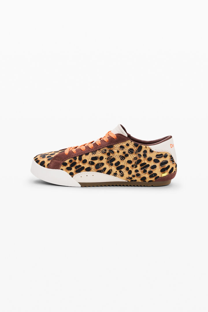 Animal Print Sneakers 100% Leather