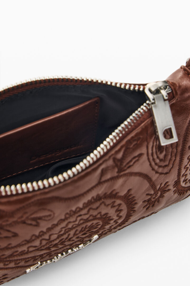 Large faux leather wallet