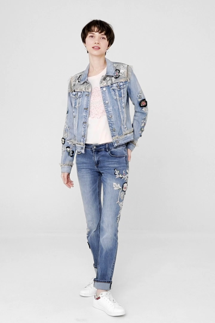 Jacket Flowers & Pearls | Desigual