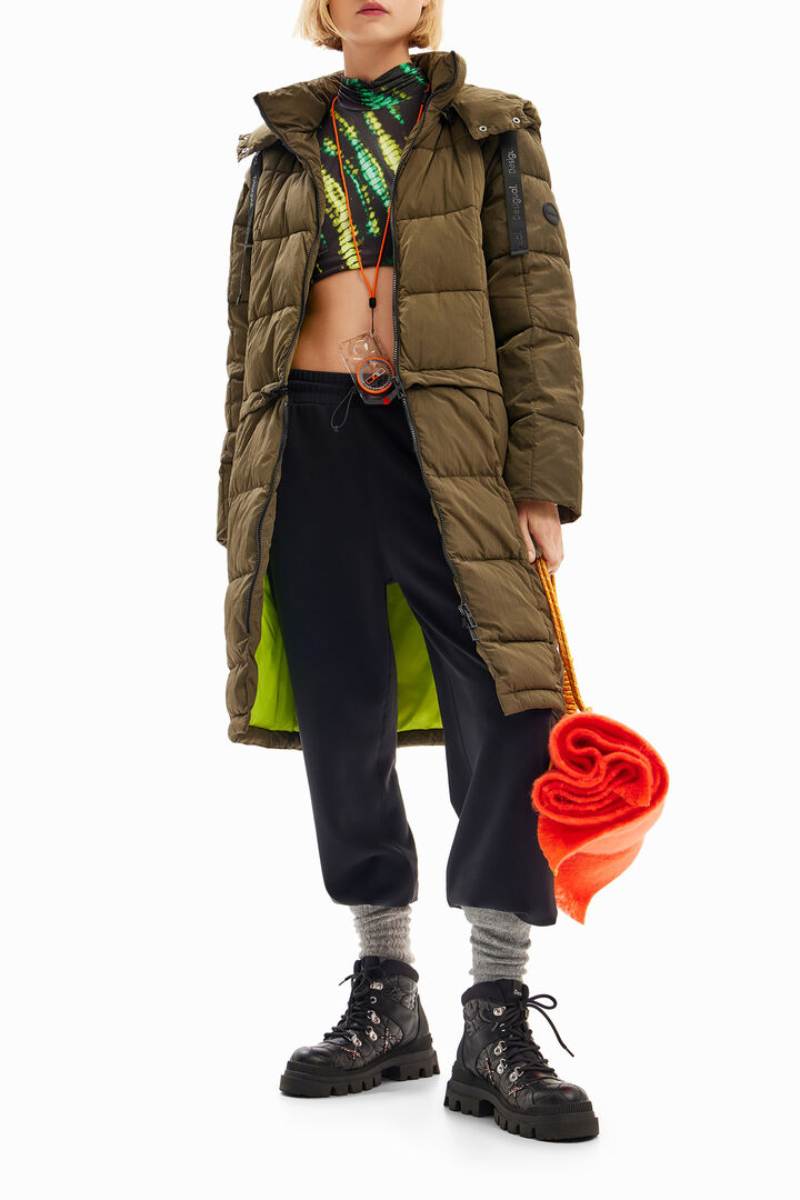 Detachable padded coat | Desigual