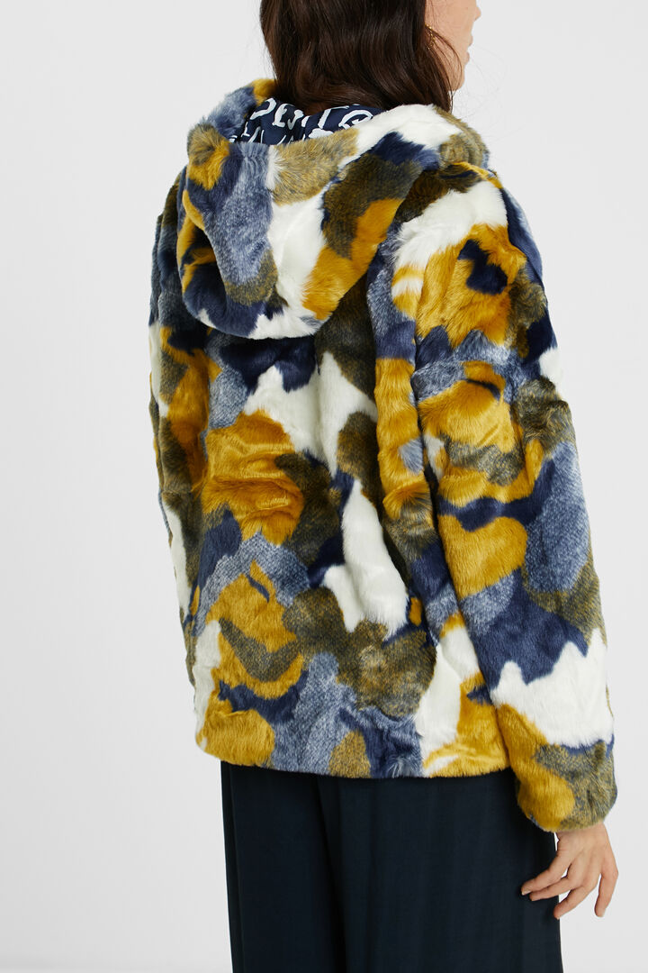 Chaqueta corta peluche | Desigual