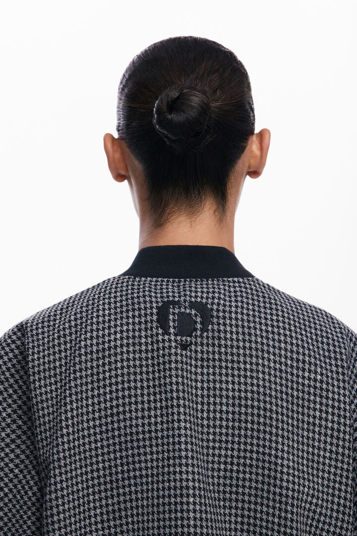 Houndstooth poncho | Desigual