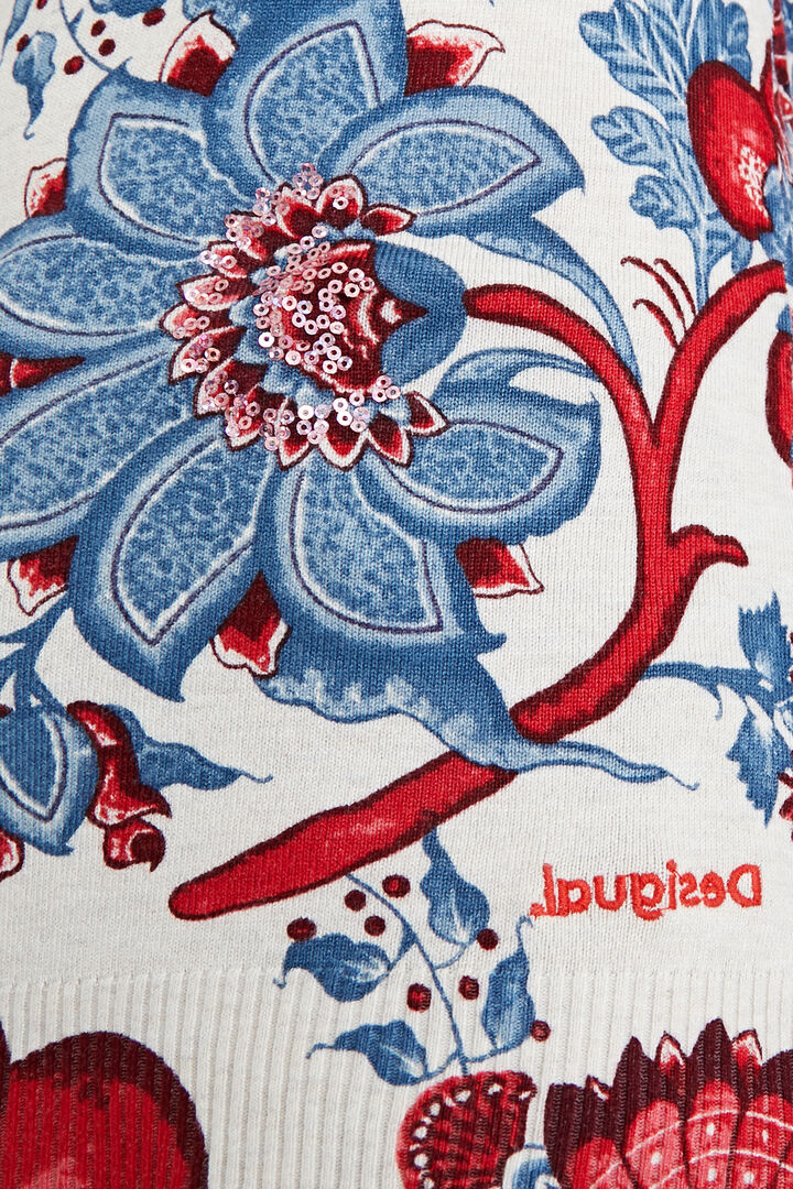 Floral knit jumper | Desigual