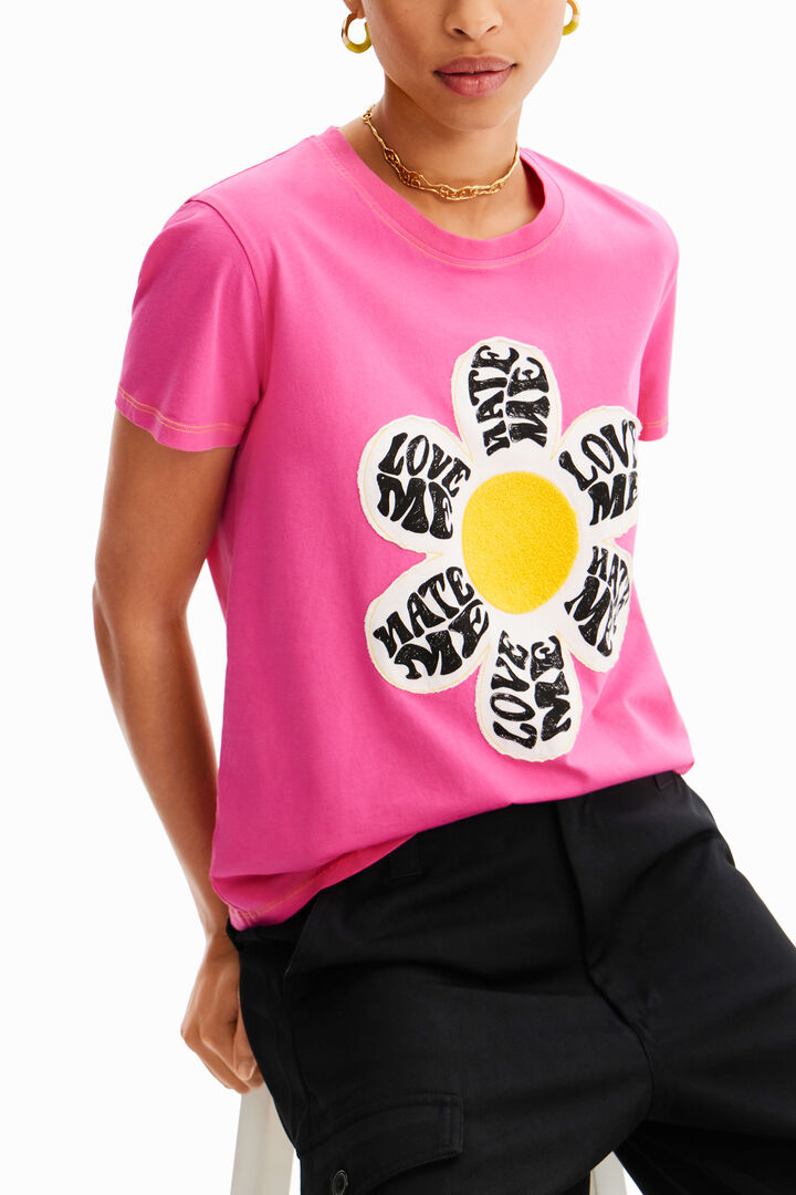 Samarreta pegat margarida | Desigual