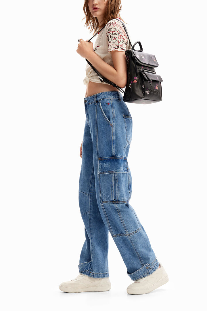 Small floral backpack | Desigual