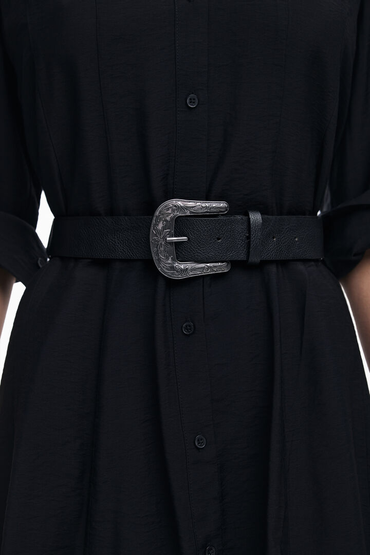 Shirt dress with belt | Desigual
